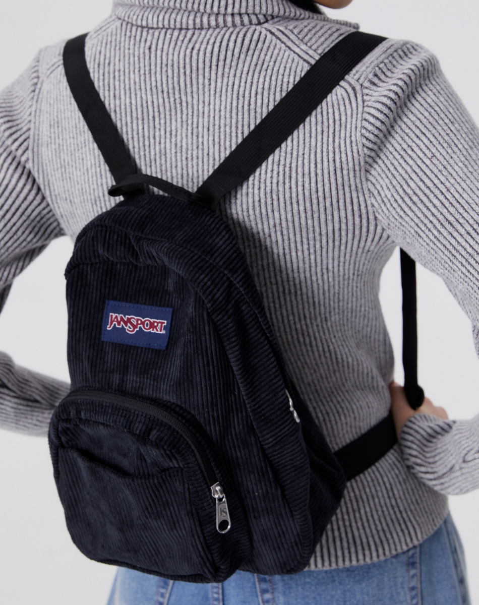 JANSPORT] Half pint Corduroy Mini Backpack BLACK – Ohue
