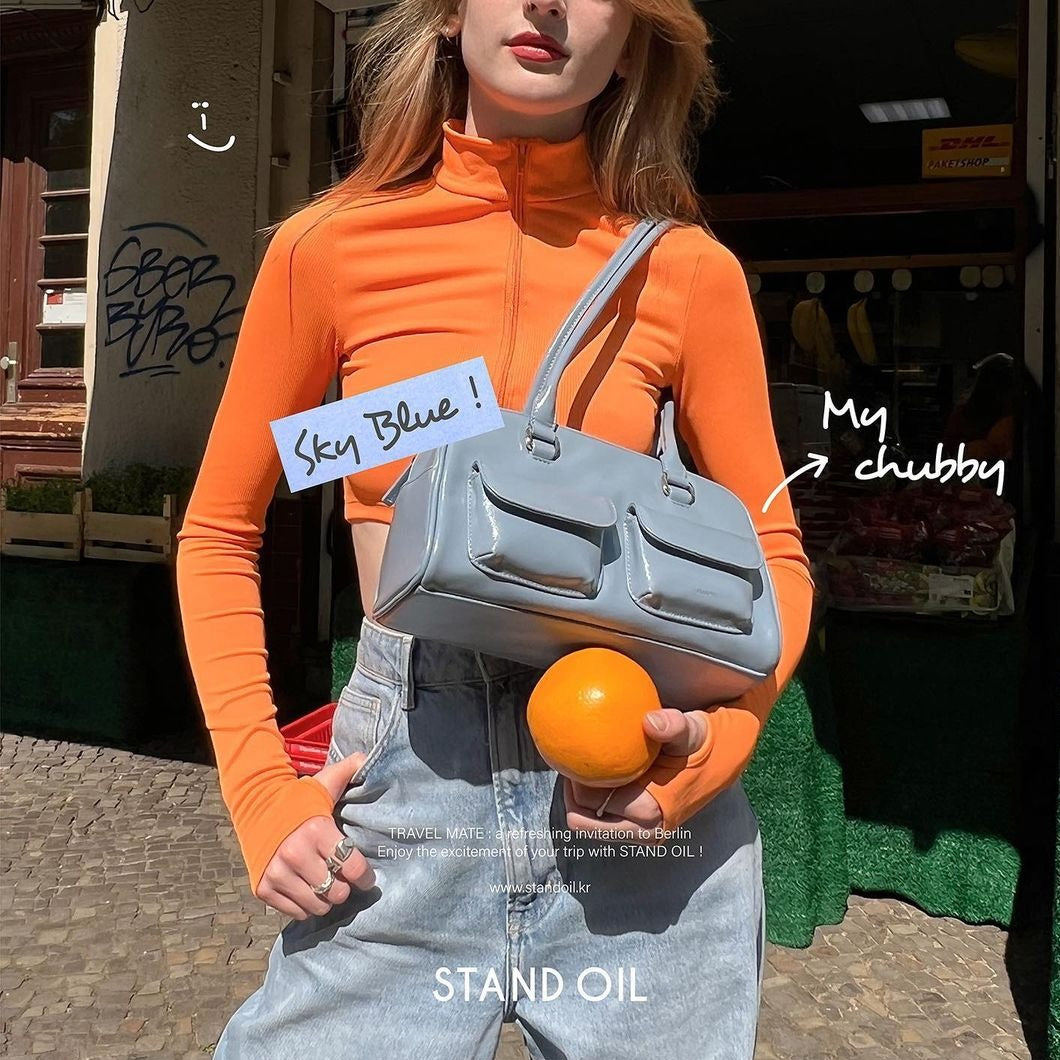 STANDOIL Chubby bag チャビーバッグ 水色 スカイブルー STAND OIL 
