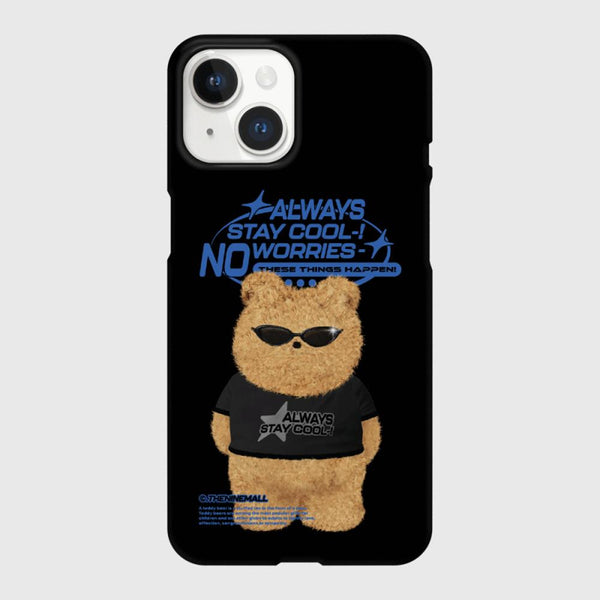 [THENINEMALL] No Worries Gummy Hard Phone Case (2 types)