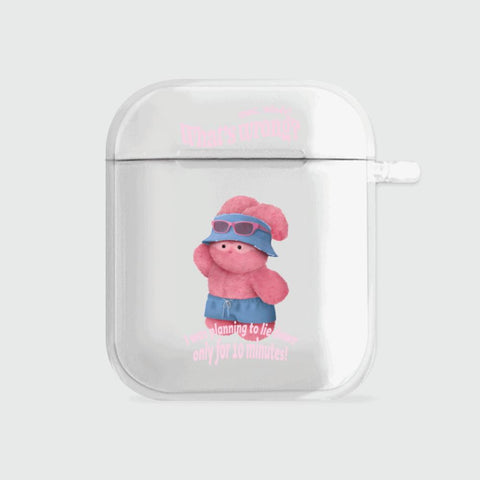 [THENINEMALL] Tanning Windy AirPods Clear Case