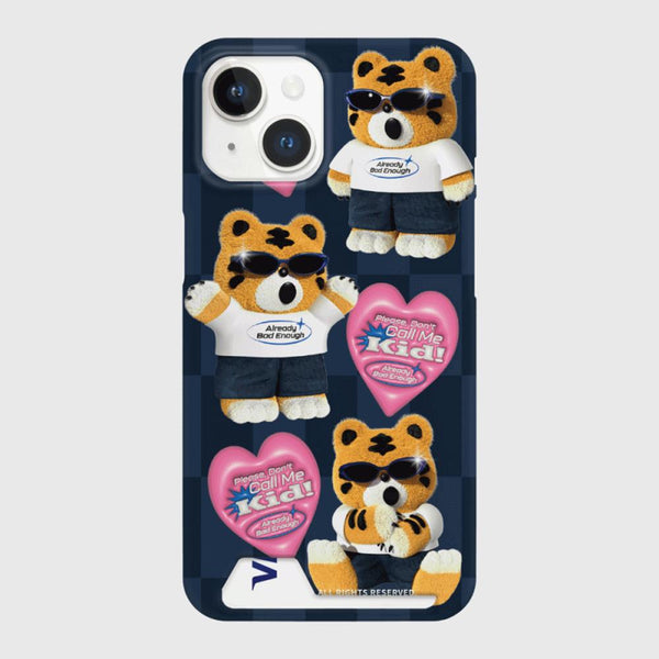 [THENINEMALL] Pattern Bad Hey Tiger Hard Phone Case (2 types)