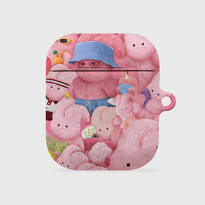 [THENINEMALL] Pink Windy Mood AirPods Hard Case