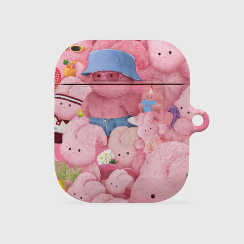 [THENINEMALL] Pink Windy Mood AirPods Hard Case