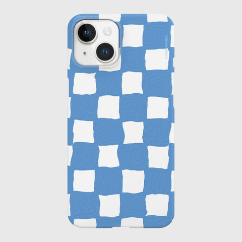 [THENINEMALL] Painting Checkerboard Hard Phone Case (2 types)