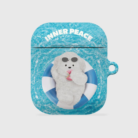 [THENINEMALL] Swim Ppokku Inner Peace AirPods Hard Case