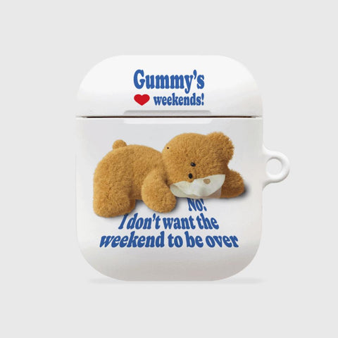 [THENINEMALL] Love Weekends AirPods Hard Case