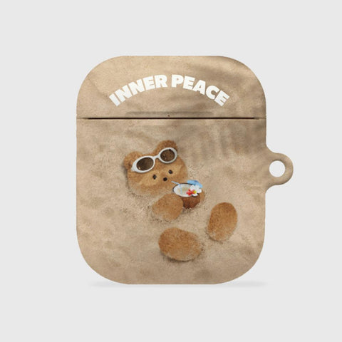 [THENINEMALL] Sandy Gummy Inner Peace AirPods Hard Case