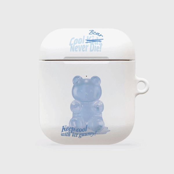 [THENINEMALL] Basic Ice Gummy AirPods Hard Case