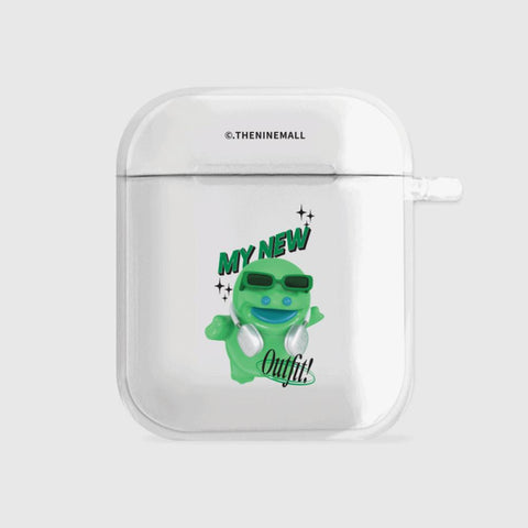 [THENINEMALL] New Outfit Raptor AirPods Clear Case