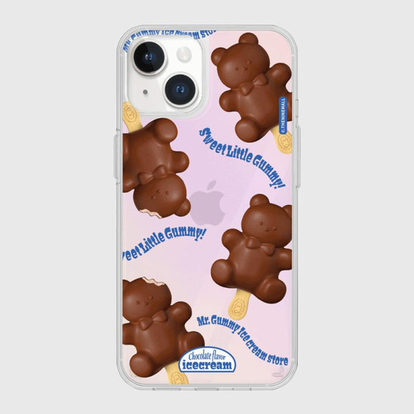 [THENINEMALL] Pattern Ice Cream Gummy Mirror Phone Case