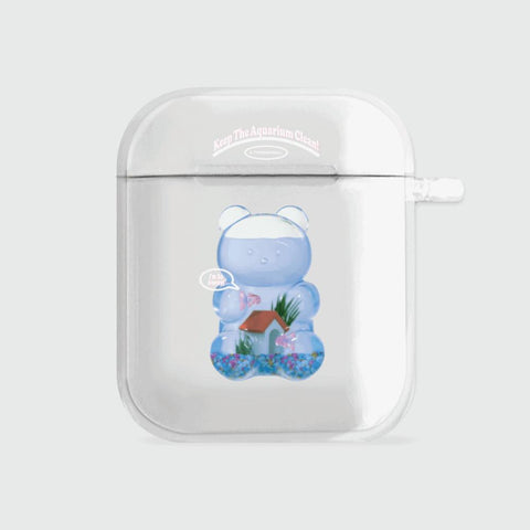 [THENINEMALL] Gummy Fish House AirPods Clear Case