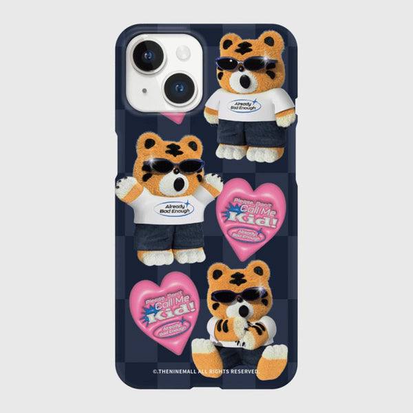 [THENINEMALL] Pattern Bad Hey Tiger Hard Phone Case (2 types)