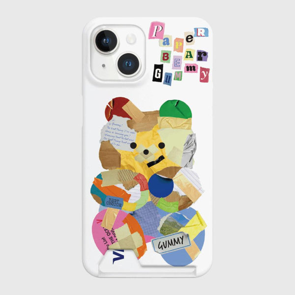 [THENINEMALL] Paper Gummy Hard Phone Case (2 types)