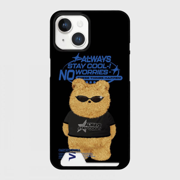 [THENINEMALL] No Worries Gummy Hard Phone Case (2 types)