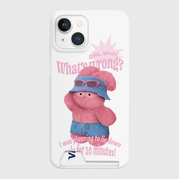 [THENINEMALL] Tanning Windy Hard Phone Case (2 types)