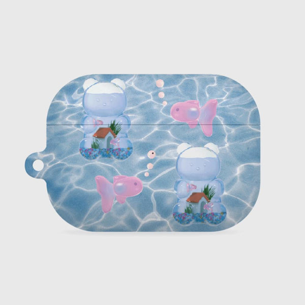 [THENINEMALL] Pattern Gummy Fish House AirPods Hard Case