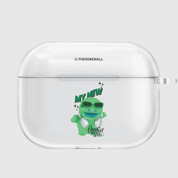 [THENINEMALL] New Outfit Raptor AirPods Clear Case