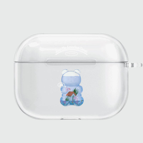 [THENINEMALL] Gummy Fish House AirPods Clear Case