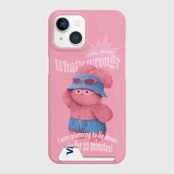 [THENINEMALL] Tanning Windy Hard Phone Case (2 types)