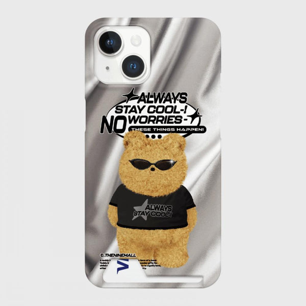 [THENINEMALL] No Worries Gummy Hard Phone Case (2 types)