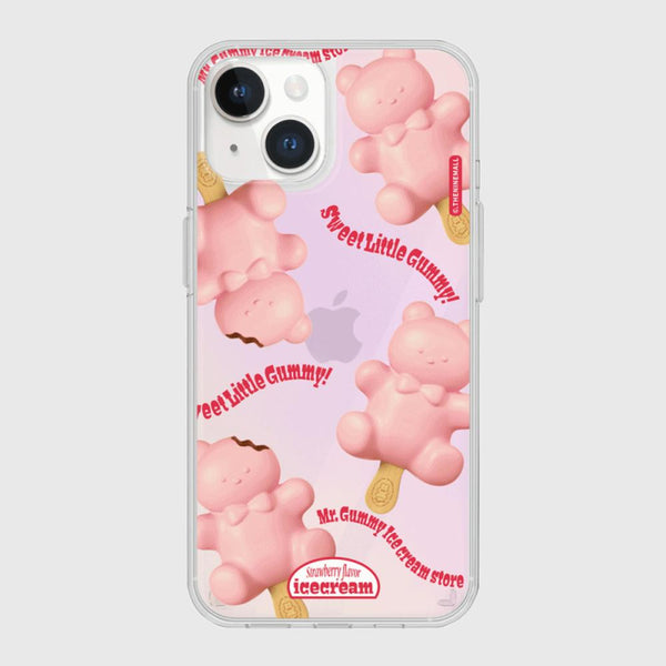 [THENINEMALL] Pattern Ice Cream Gummy Mirror Phone Case