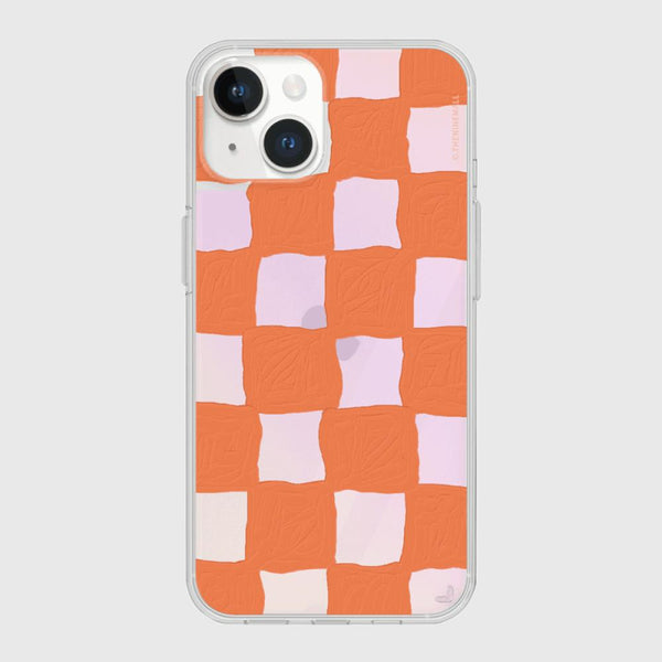 [THENINEMALL] Painting Checkerboard Mirror Phone Case