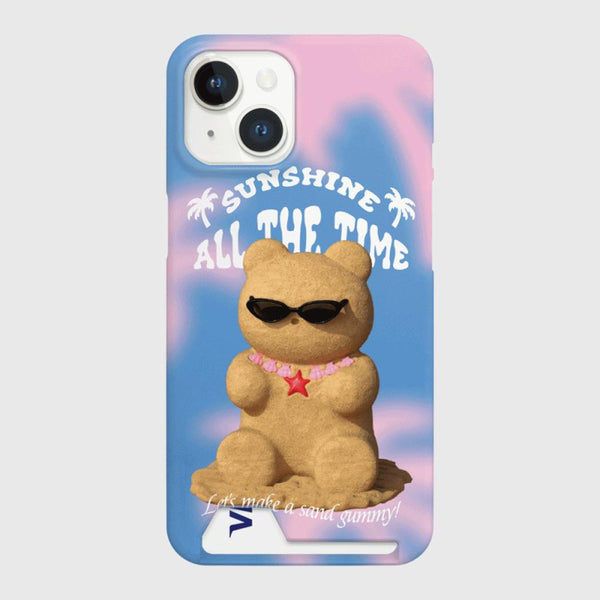 [THENINEMALL] Sand Gummy Hard Phone Case (2 types)