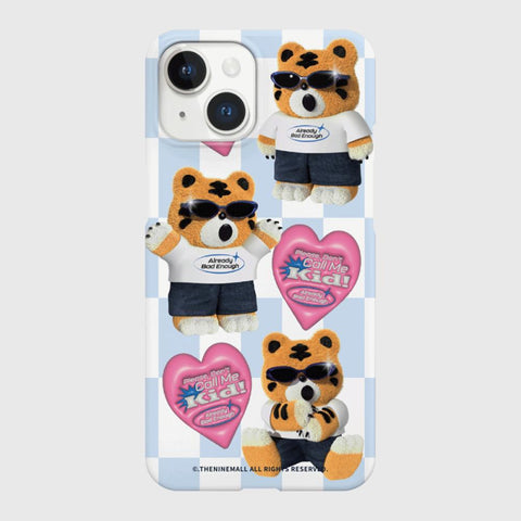 [THENINEMALL] Pattern Bad Hey Tiger Hard Phone Case (2 types)