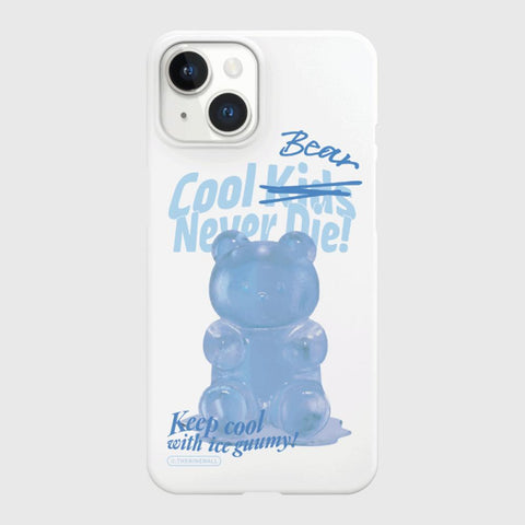 [THENINEMALL] Basic Ice Gummy Hard Phone Case (2 types)