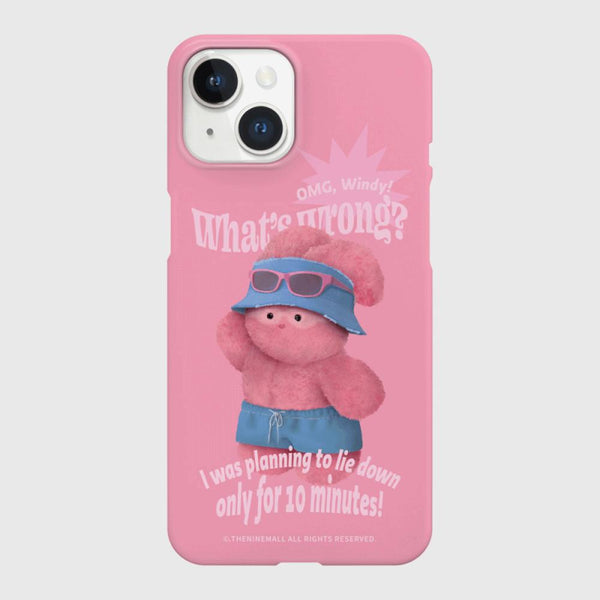 [THENINEMALL] Tanning Windy Hard Phone Case (2 types)