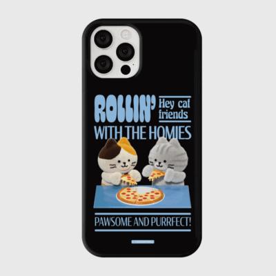 [THENINEMALL] Pizza Together Hard Phone Case (2 types)