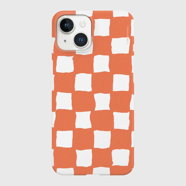 [THENINEMALL] Painting Checkerboard Hard Phone Case (2 types)