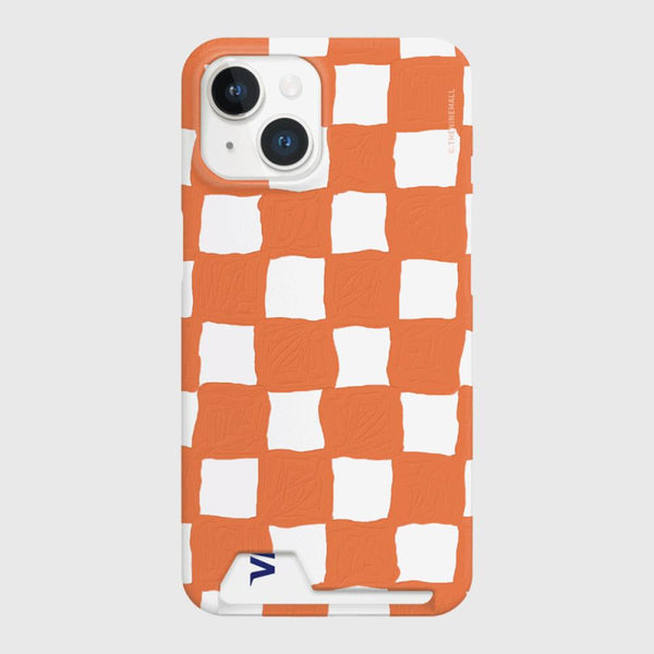 [THENINEMALL] Painting Checkerboard Hard Phone Case (2 types)