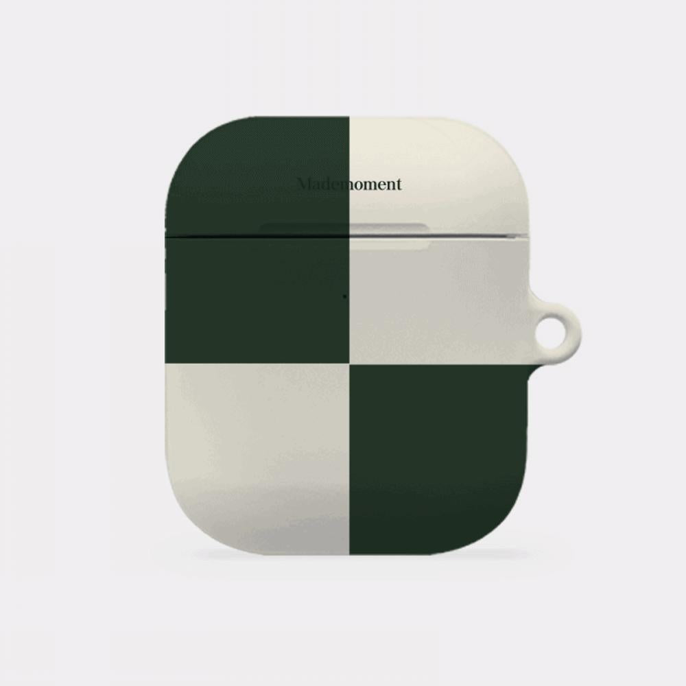 [Mademoment] Deep Checkerboard Design AirPods Case