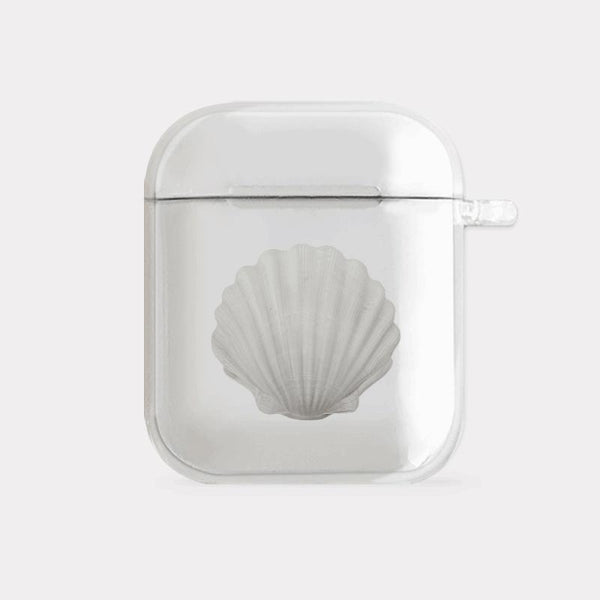 [Mademoment] Vintage Shell Design Clear AirPods Case