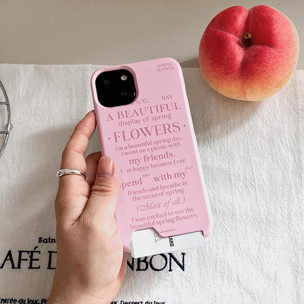 [Mademoment] Spring Of Love Design Phone Case