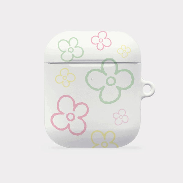 [Mademoment] Flower Doodle Pattern Design AirPods Case