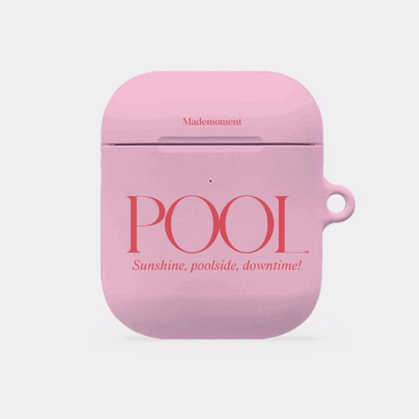 [Mademoment] Poolside Lettering Design AirPods Case