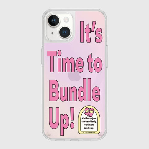 [THENINEMALL] Time To Bundle Up Mirror Phone Case