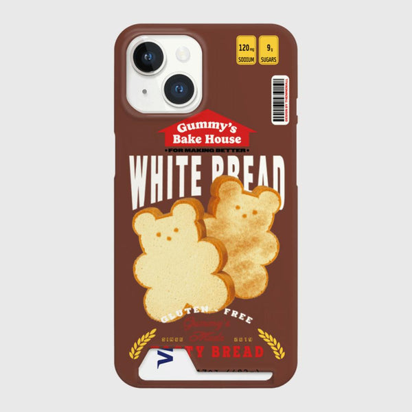 [THENINEMALL] Bread Gummy Hard Phone Case (2 types)