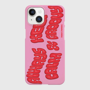 [THENINEMALL] Calm And Groovy Hard Phone Case (2 types)