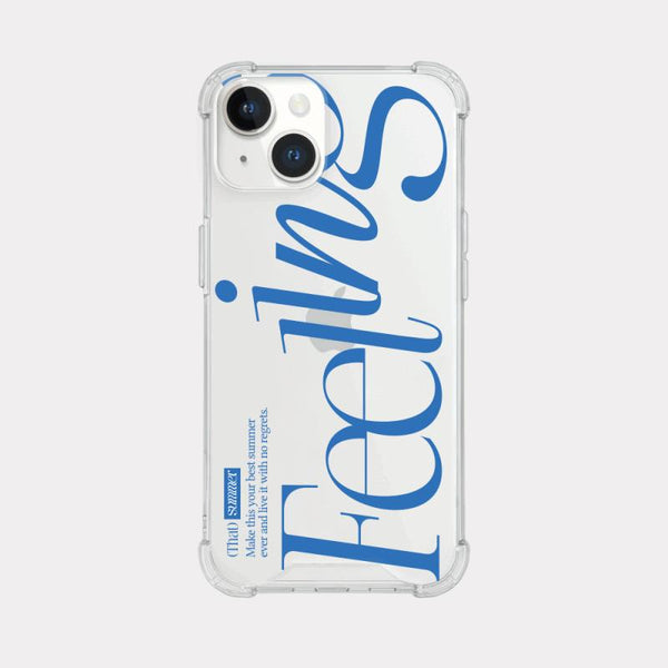 [Mademoment] That Summer Lettering Design Clear Phone Case (3 Types)