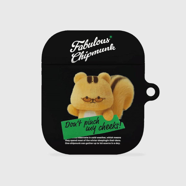 [THENINEMALL] Fabulous Chipmunk AirPods Hard Case