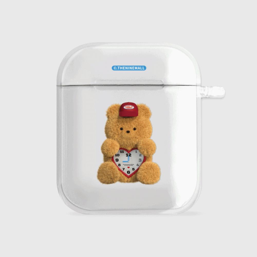 [THENINEMALL] Gummy Clock AirPods Clear Case