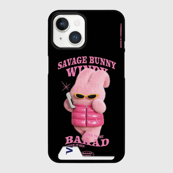 [THENINEMALL] Puffer Bad Windy Hard Phone Case (2 types)