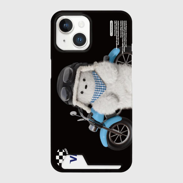 [THENINEMALL] Rider Puppy Hard Phone Case (2 types)