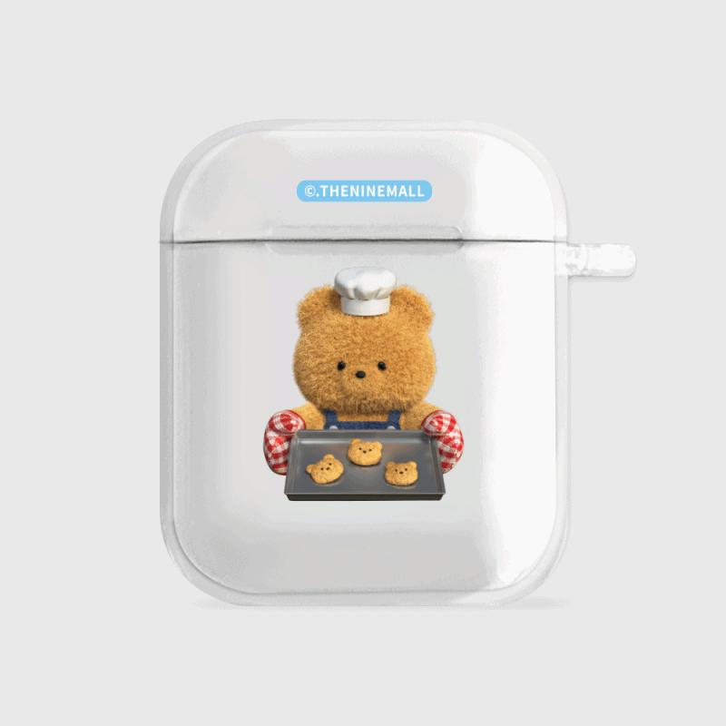 [THENINEMALL] Cookie Gummy AirPods Clear Case