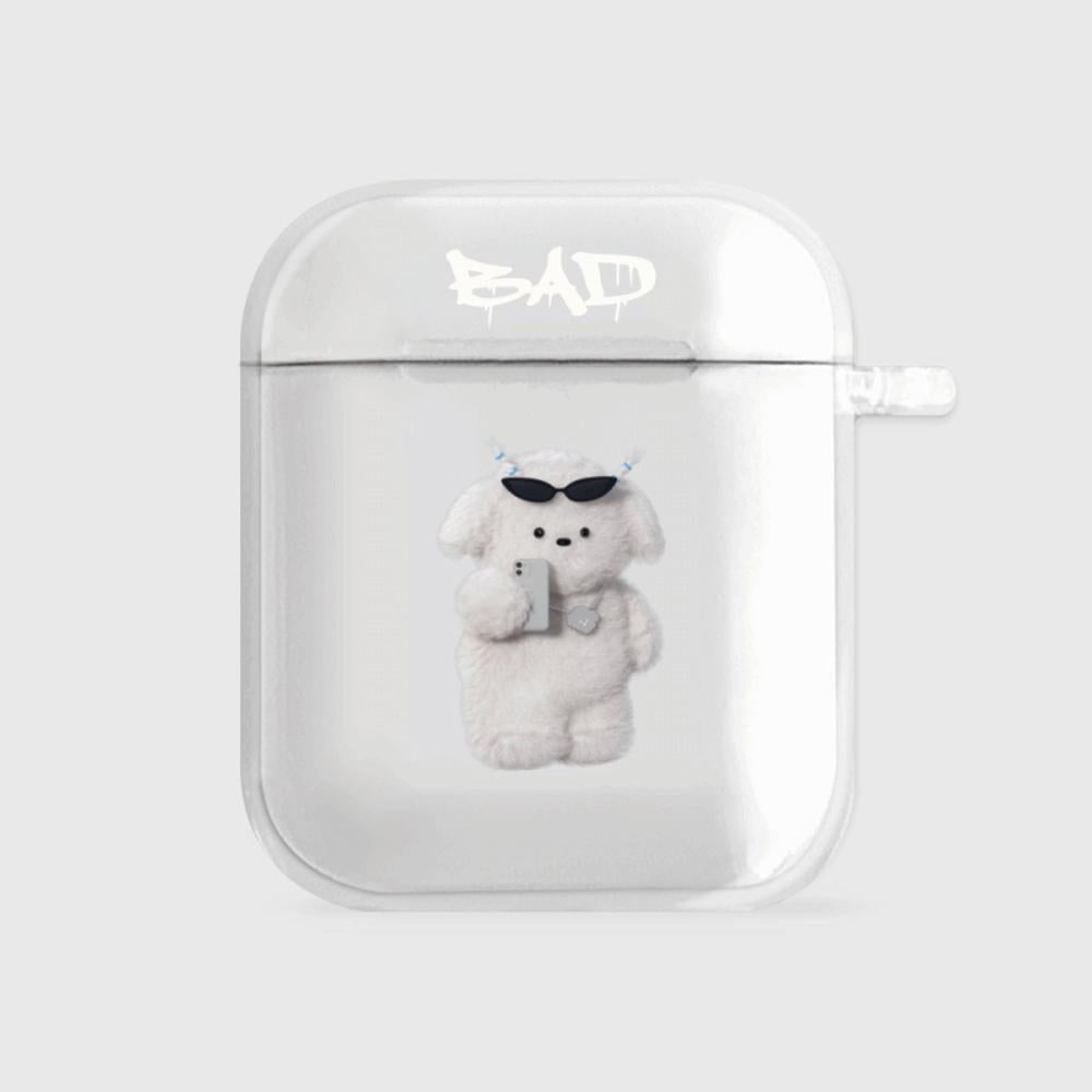 [THENINEMALL] Bad Puppy Outfits AirPods Clear Case