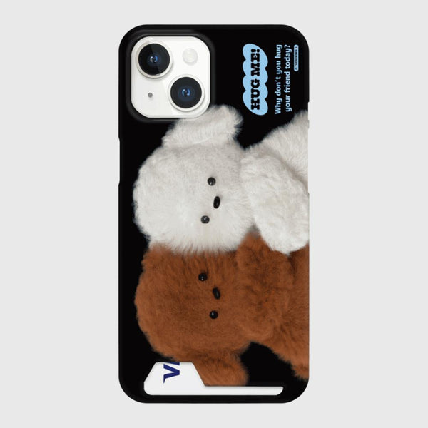 [THENINEMALL] Big Hug Puppy Hard Phone Case (2 types)