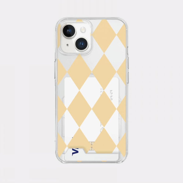 [Mademoment] Coloring Yellow Design Clear Phone Case (3 Types)